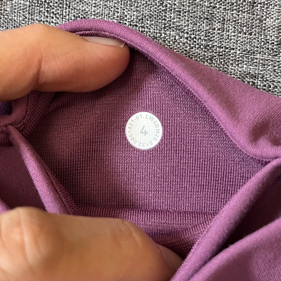 Lululemon Align Cropped Jogger Pants - Women's Size 4 - Purple Pink - Picture 5 of 10
